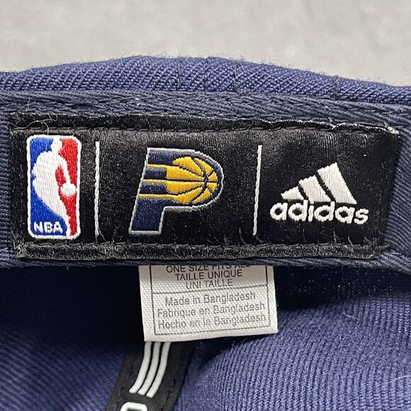 Indiana Pacers Hat Blue Adidas 2014 NBA Draft Spell Out Underbrim Snapback Cap - Picture 7 of 10
